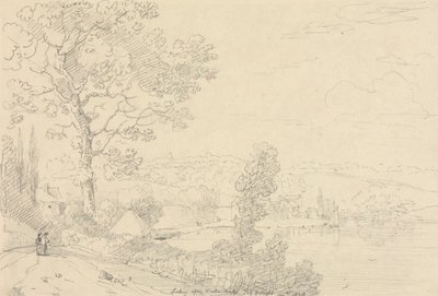 Vue sur le pont de Wootton, île de Wight, août 1828 - Capt. Thomas Hastings