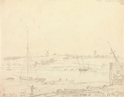 Medina, côté Est de Cowes, 7 août 1826 - Capt. Thomas Hastings