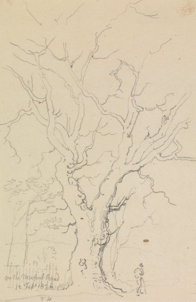 Sur la route de Newport, 12 février 1826 - Capt. Thomas Hastings