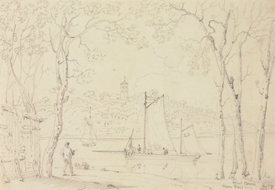 West Cowes, depuis l