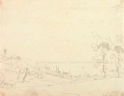 West Cowes depuis chez Mme Baily, 8 juillet 1826 - Capt. Thomas Hastings