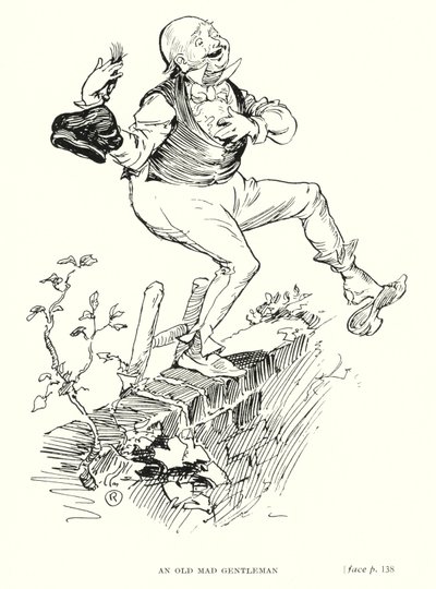 Personnage de Dickens : Un Vieux Monsieur Fou - Captain Edward Henry Handley Read