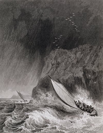 Les bateaux au large de l