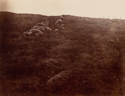 Horace et Edward traquant des cerfs - Captain Horatio Ross