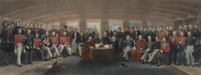 La signature et la scellée du traité de Nankin - Captain John Platt
