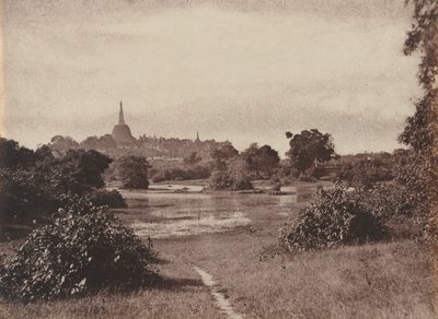 Rangoon. Vue près du lac - Captain Linnaeus Tripe