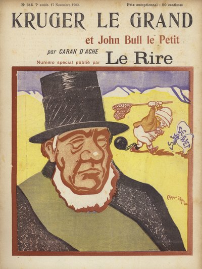 Paul Kruger, Illustration pour Le Rire - Caran d Ache