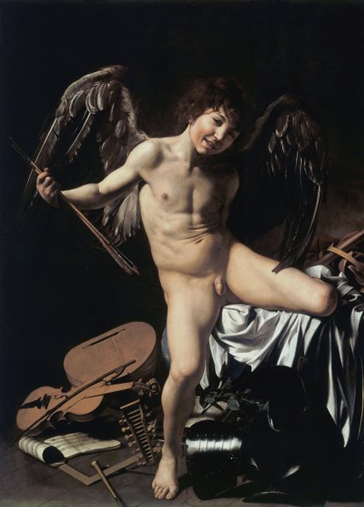 Allemand : Amor als Sieger Amor Vincit Omnia - Caravaggio
