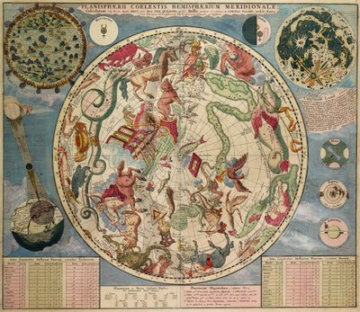 Planesphaeri Coelestis Hemisphaerium Meridionale - Carel Allard