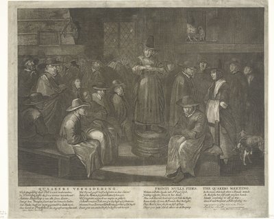 Réunion de Quakers - Carel Allard