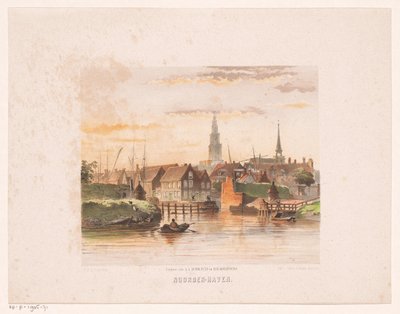 Vue de Groningue depuis le Noorderhaven - Carel Christiaan Antony Last