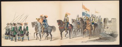 Mascarade des étudiants de Leyde, 1850 (pl. 13) - Carel Christiaan Antony Last