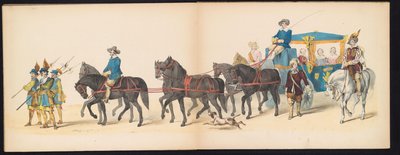 Mascarade des étudiants de Leyde, 1850 (pl. 8) - Carel Christiaan Antony Last