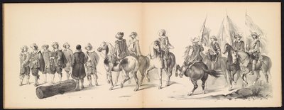 Mascarade des étudiants de Leyde, 1850 (plaque 9) - Carel Christiaan Antony Last