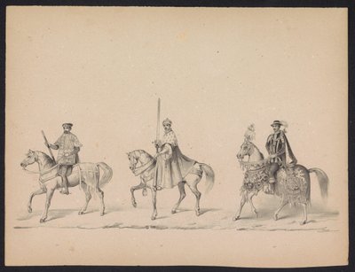 Maskerade van de Utrechtse studenten, 1846 (plaat 14) - Carel Christiaan Antony Last