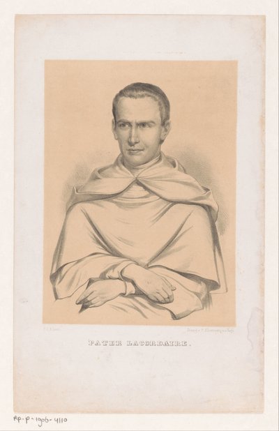 Portrait de Jean-Baptiste Henri Lacordaire - Carel Christiaan Antony Last