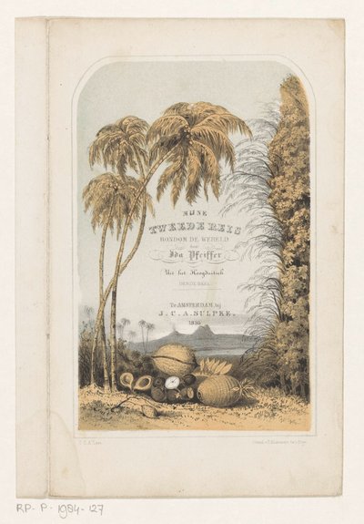 Paysage tropical - Carel Christiaan Antony Last