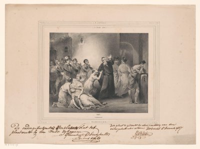 Sacrifice de soi du pasteur Hambroeck à Formosa, 1662 - Carel Christiaan Antony Last