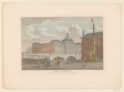 Vue sur la Bourse à Rotterdam - Carel Frederik Bendorp (I)