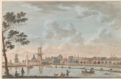 Pont haute, dite hoog sluis - anciennement nommé Pont des amoureux, prise du côté de L