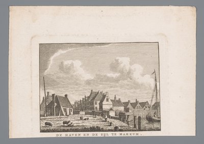 Port et écluse à Makkum - Carel Frederik Bendorp (I)