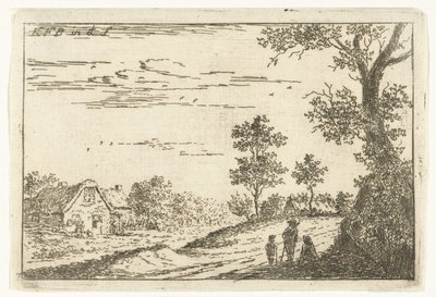 Paysage avec ferme (série de paysages) - Carel Frederik Bendorp (I)