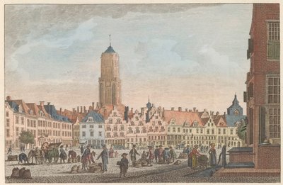 Neude à Utrecht, ca. 1790 - Carel Frederik Bendorp (I)