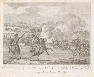 Le prince Frédéric blessé à Wervik, 1793 - Carel Jacob de Huyser