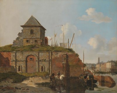 Muraille de la ville avec poudrière - Carel Jacobus Behr