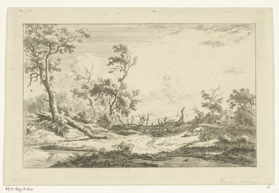 Chasseur dans un paysage - Carel Lodewijk Hansen