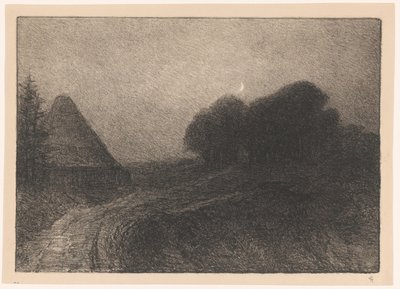 Paysage nocturne près de Clèves - Carel Nicolaas Storm van 