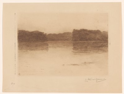 Étang dans la forêt de La Haye au crépuscule - Carel Nicolaas Storm van 