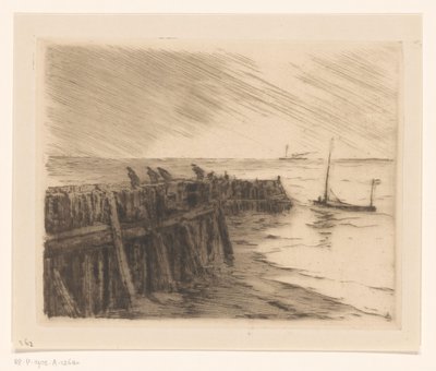 Jetée à Flessingue - Carel Nicolaas Storm van 