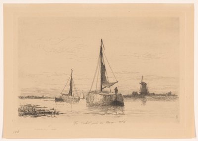 Le Vecht près de Weesp - Carel Nicolaas Storm van 