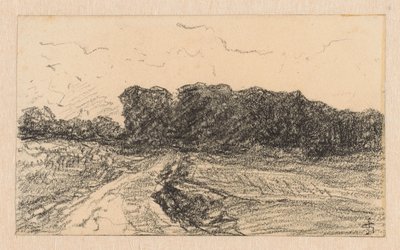 Allée de tilleuls, route vers le Bresserberg à Clèves - Carel Nicolaas Storm van 