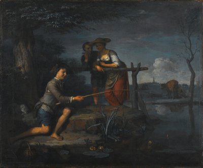 Le pêcheur à la ligne - Carel de Moor (II)