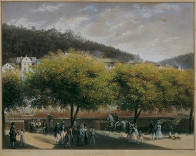 La nouvelle prairie à Karlsbad - Carl Agricola
