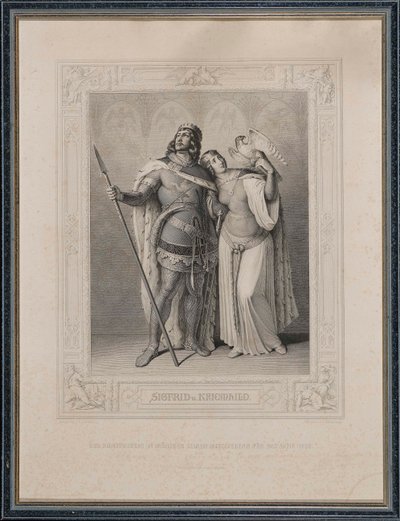 Le Nibelungenlied. Siegfried et Kriemhild, 1860 - Carl Arnold Gonzenbach