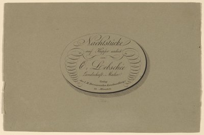 Vier Nachtstücke - Carl August Lebschee