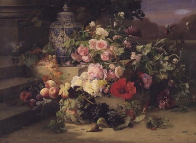 Peinture de fruits et de fleurs - Carl Balsgaard