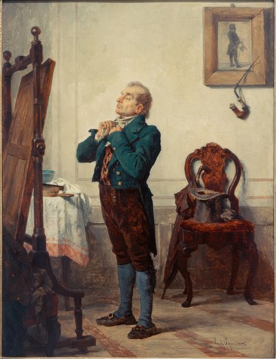 Homme devant un miroir - Carl Bernhard Schlösser