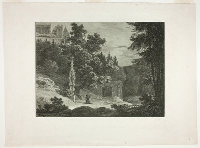 Pèlerin dans les bois - Carl Blechen