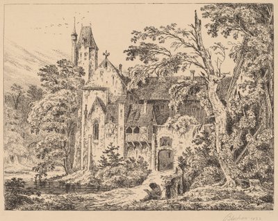 Le monastère dans la forêt - Carl Blechen