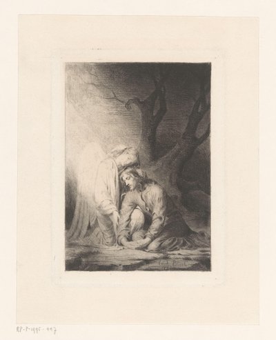Christ réconforté par un ange au jardin de Gethsémani - Carl Bloch