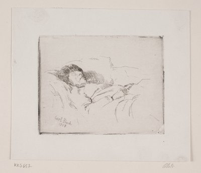 Le vieil homme malade - Carl Bloch