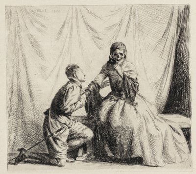Le jeune homme et la mort - Carl Bloch