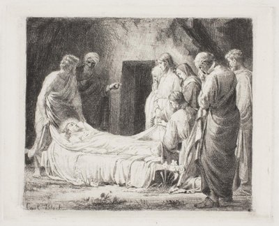 La mise au tombeau du Christ - Carl Bloch