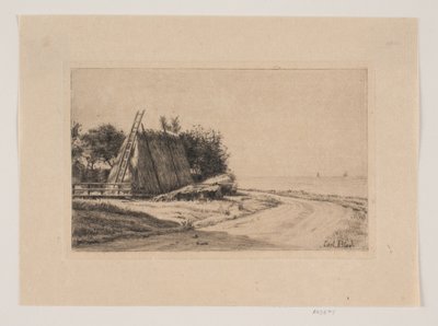 Le Paysage avec la Meule de Foin - Carl Bloch