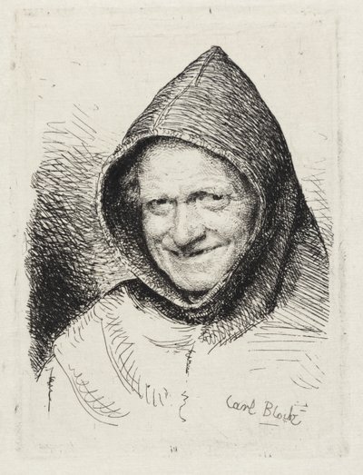Moine riant - Carl Bloch