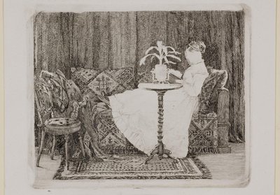 Dame lisant - Carl Bloch